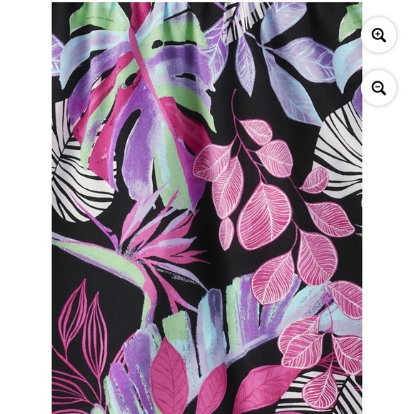 The Children’s Place Girls SL Tropical Leaf Print Size 14 NWT - Picture 4 of 5